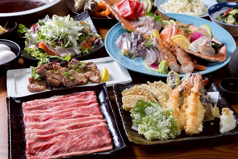 JR岩国駅西口より徒歩５分！飲み放題付コース3000円～