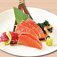 サーモン刺身