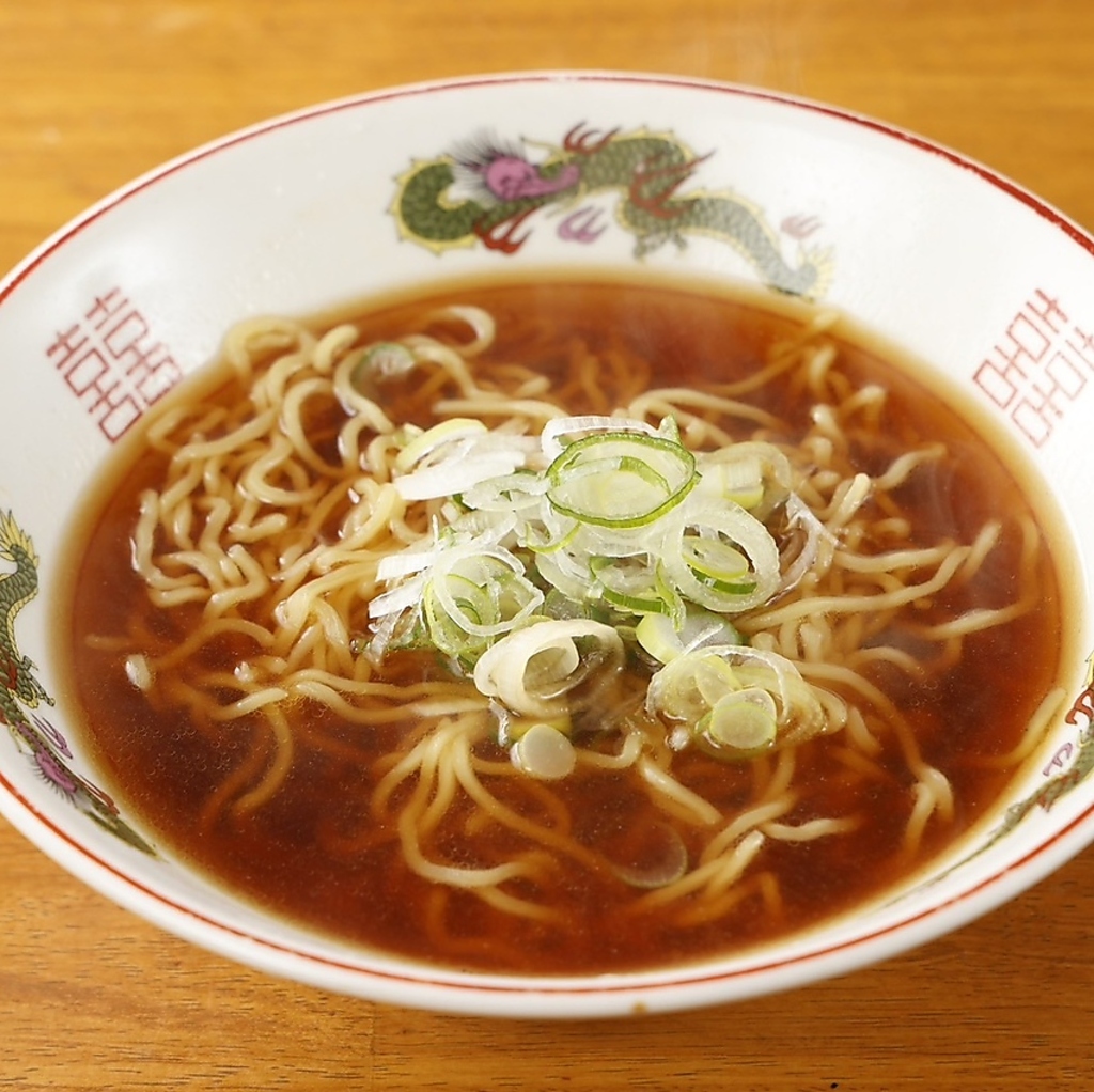 〆までOK！素ラーメン390円！