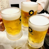 生ビール・チンチロリンハイボール・サワー・焼酎と幅広く揃い、とことん飲みたい日にぴったり♪仲間との飲み会、学生同士のカジュアルな集まりにも!もんじゃやお好み焼きを焼きながら味わう一杯は格別!