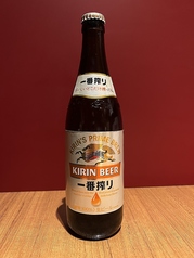 瓶ビール（キリン一番搾り or アサヒスーパードライ）
