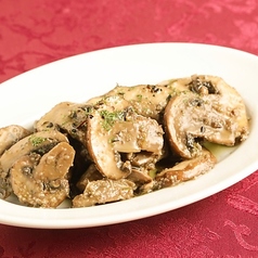マッシュルームとニンニクのオリーブオイルマリネ/ Marinated Mushrooms