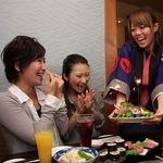 各種宴会・誕生日の方へ。コースご注文で選べる寿司ケーキorホールケーキが付けられます！