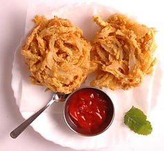 オニオンブジャ　Onion Bhujia