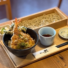 春天丼と十割せいろ蕎麦