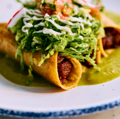 チョリソーとポテトフラウタス メキシカン春巻き 3P (Poteto and chorizo flautas)