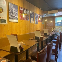 広々とした明るい店内♪
