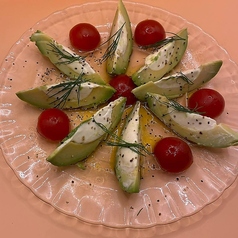 アボカドクリームチーズ ハチミツオリーブオイルがけ