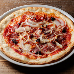 ツナといろいろきのこの木こり風ピザ