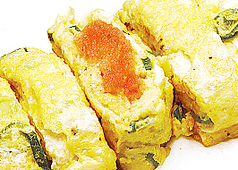 明太子ねぎ出汁巻き玉子