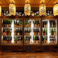 ■全国から厳選した日本酒と極上焼酎を味わう至高の銘酒