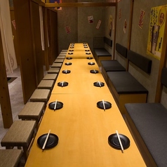 完全個室あり◎4名様×5卓,6名様×1卓,8名様×1卓。最大34名様の個室宴会が可能です☆友人との集まりや会社の宴会や歓送迎会などにもピッタリのお店です♪