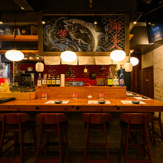 おひとりさまでも大歓迎♪カウンター席