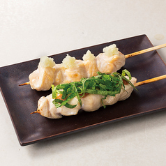 ささみの梅しそ串/ささみのわさびおろし串