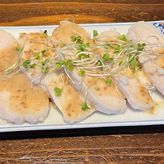 蒸し鶏ゴマダレ