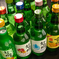 韓国酒も美容茶も豊富なドリンク充実店！