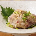 料理メニュー写真&nbsp;鯵のなめろう/槍いかげそねぎ炒め