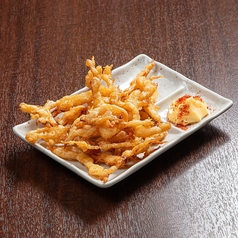 下足の唐揚げ/ポテチーズもち/スルメの天ぷら/チーズドッグ/アジフライ