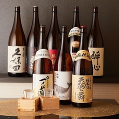 店長厳選の銘酒、地酒を心ゆくまでご堪能ください♪