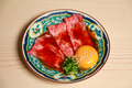 料理メニュー写真&nbsp;サーロインユッケ（すき焼き風）