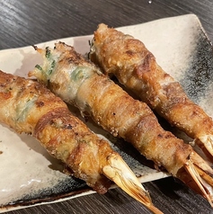 天然海老豚巻き