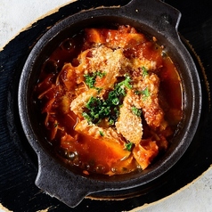 牛もつのイタリアントマト煮込み