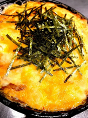 納豆チーズオムレツ