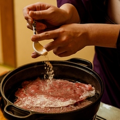 霜降り肉すき焼き