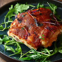 大山鶏のロースト~刺激的なディアボラ風~