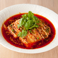 料理メニュー写真&nbsp;蒸し鶏の四川ソース掛け