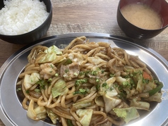 ホルモンうどん定食