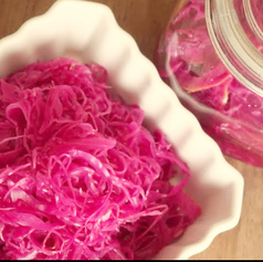 紫キャベツのピクルス