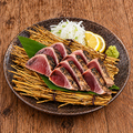 料理メニュー写真&nbsp;鰹の藁焼き葱みょうがまみれ