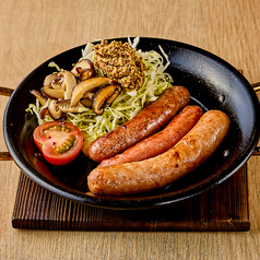 ソーセージ3種盛り合わせ