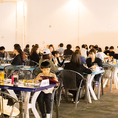 倉敷天満屋が誇る800席のビアガーデン会場は圧巻！おひとり様も大人数の集まりも大歓迎◎JR山陽本線・伯備線 倉敷駅南口を出てすぐ、天満屋の屋上が会場となっていますので、仕事帰りやサークル終わりに集合しやすいのが嬉しい☆食べ放題のバイキングコースや、お肉が食べ放題のバーベキューコースは、大人気のコースです♪