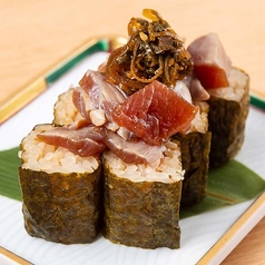 ■本マグロと葉にんにく