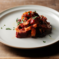 サツマイモとレンコンのカポナータ