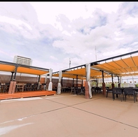 温かみのあるライトアップ