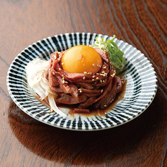 牛たんユッケ風