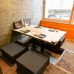 少人数から利用可能な個室は2名からご用意。大人デートや友人とお食事に★