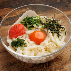 明太釜玉うどん