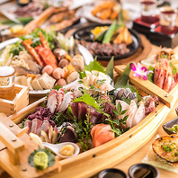 北海道産の厳選食材が楽しめるコースをご用意してます！