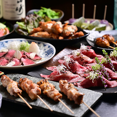 【錦爽鶏と段戸山高原牛】ヤキトリ×ニクズシ フジヤ ～全席個室 豊橋駅前店～の写真3