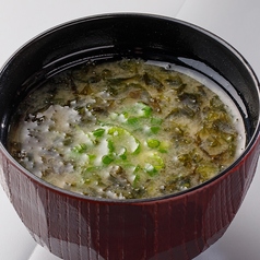 あおさのお味噌汁