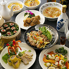 香港食卓のコース写真