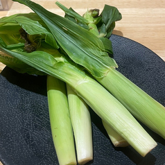 ★皮付きヤングコーン炭焼き