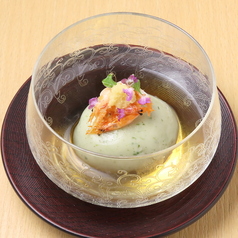 春のお料理から【季節の胡麻豆腐】