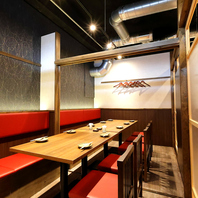 ゆったり個室で飲み会♪