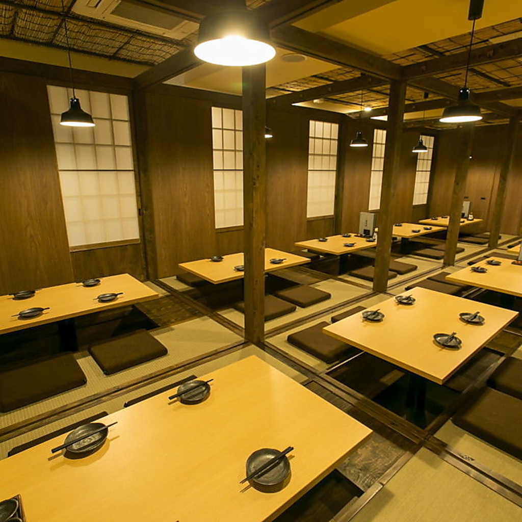 完全個室の宴会席もご用意できます。最大50名様での宴会が可能です♪