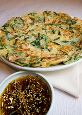 6、野菜と海鮮のチヂミ